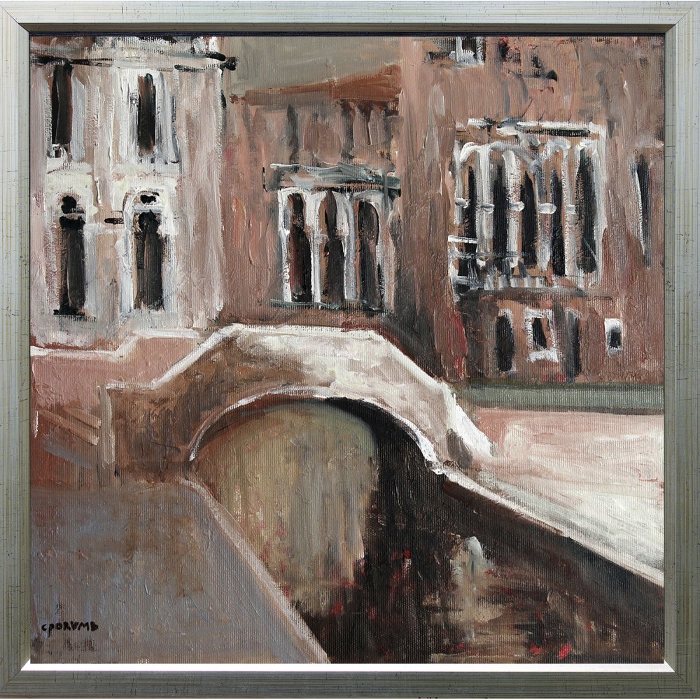 Pod Venețian 1 - pictură în ulei pe pânză, artist Cristian Porumb